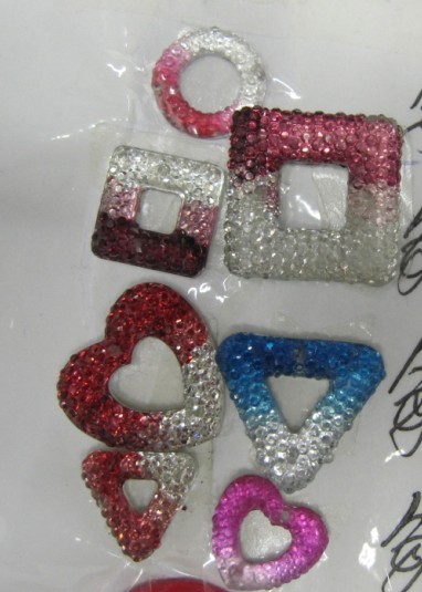 树脂满天星异形装饰扣