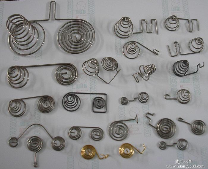 弹簧包塑 窗帘弹簧。夹子弹簧。不锈钢弹簧 弹簧扁钢产品图