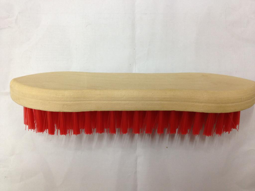 两头尖的八字刷 尼龙丝刷 刷子 鞋刷 木头刷产品图