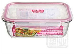 Authentic product: Longshidar 830ML rectangular glass heat-resistant crisper LK-2821 thumbnail