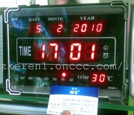 真品宏创新款LED万年历/立体动感画/风景画/50年不用调整产品图