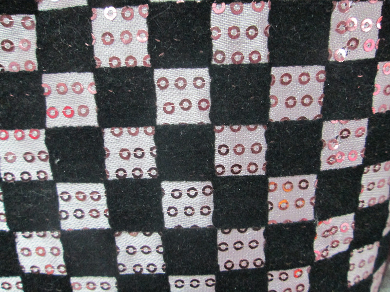 Flocking 3Mm Sequin Embroidery Garment Craft Beaded Embroidery Fabric/Scarf Beaded Embroidery Fabric