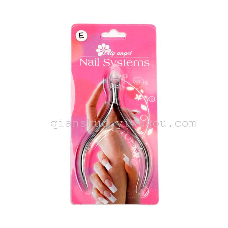 Wholesale nail care products, imported nail care tools, dead skin shears, exfoliating shears, round-headed stainless steel dead skin shears details Picture