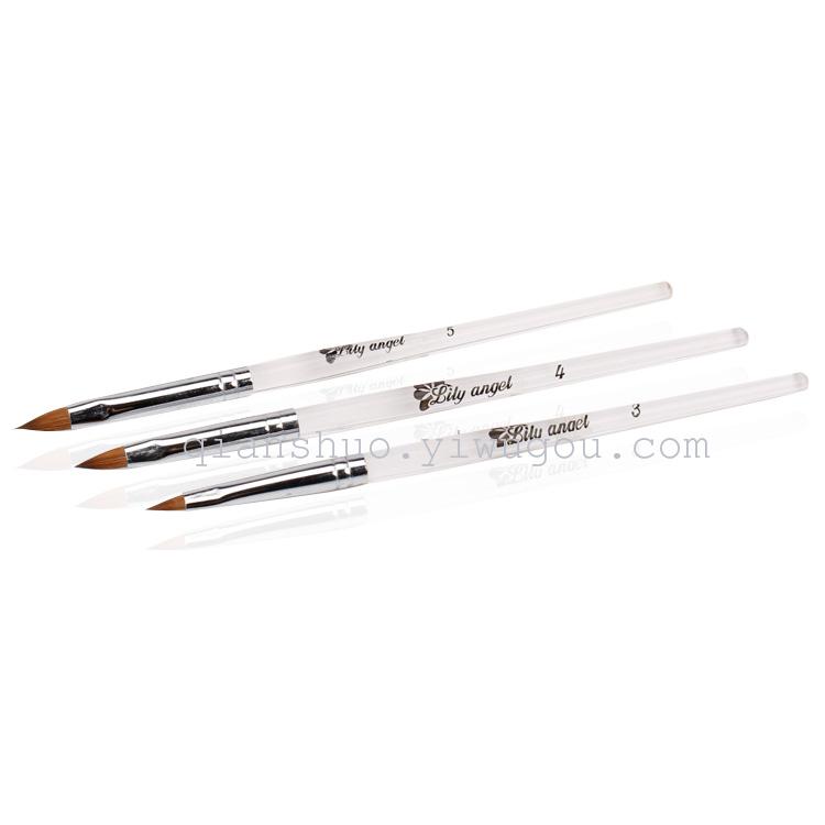 Nail care tools/Pure mink hair engraving pen /3D crystal engraving pen/Small crystal pen