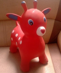 Inflatable deer/Bull/Horse Jumping toy sports toy with music