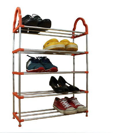 厂家直销五层塑料鞋架 鞋架