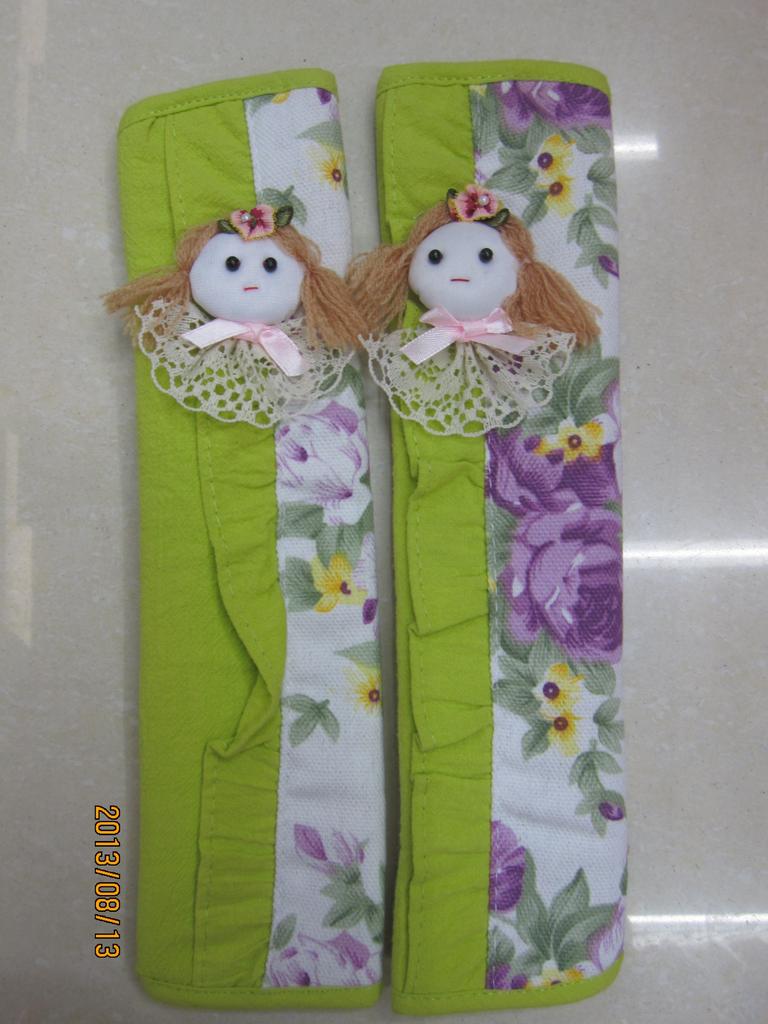 Self-Produced And Self-Marketing Cotton Powder Flower Girl Refrigerator Door Cover Anti-Fouling Anti-Static Refrigerator Handle Gloves