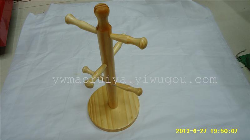 厂家直销圆棍杯架 木工艺杯架