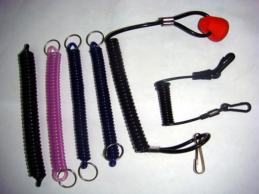 手圈 塑料弹簧 渔具失守绳玩 QQ圈 弹弓线 塑料P字钩