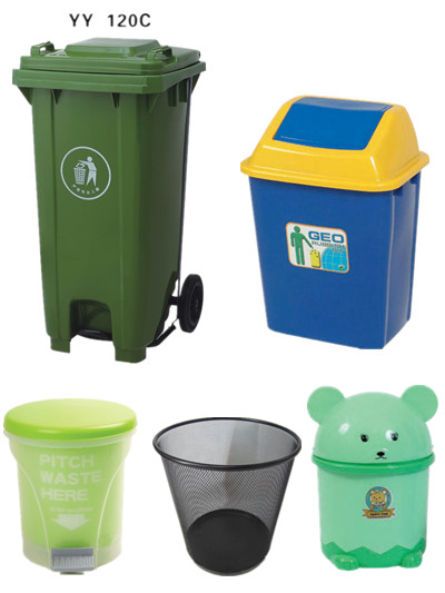 Plastic trash cans/wire trash cans/extra-large trash cans/foot-pedal trash cans/outdoor trash cans full figure