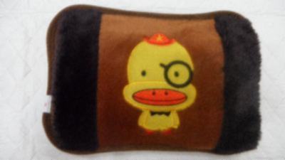 新款防爆两头毛双插热水袋/韩版刺绣毛绒暖水袋/暖手宝/暖水袋/电暖宝/电暖袋产品图