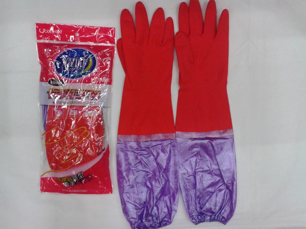 Yaocheng brand sleeve-joining warm gloves
