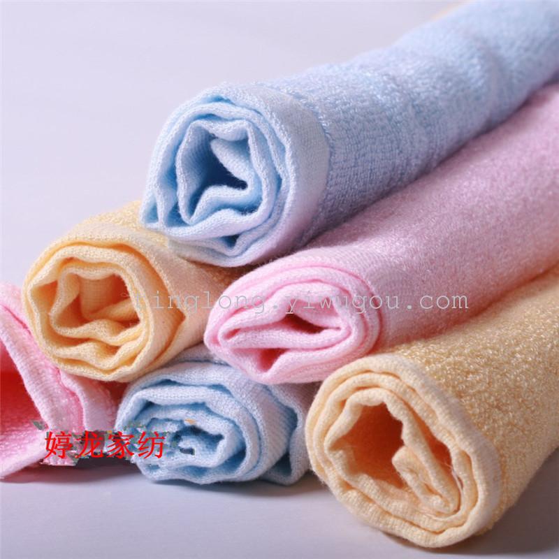 Towel wholesale bamboo fiber square towel plain color square towel towel hand towel cotton towel bamboo fiber square towel