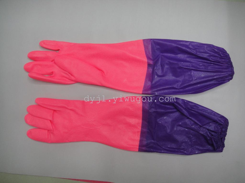 High quality sleeve mittens rubber insulated gloves for household use thumbnail