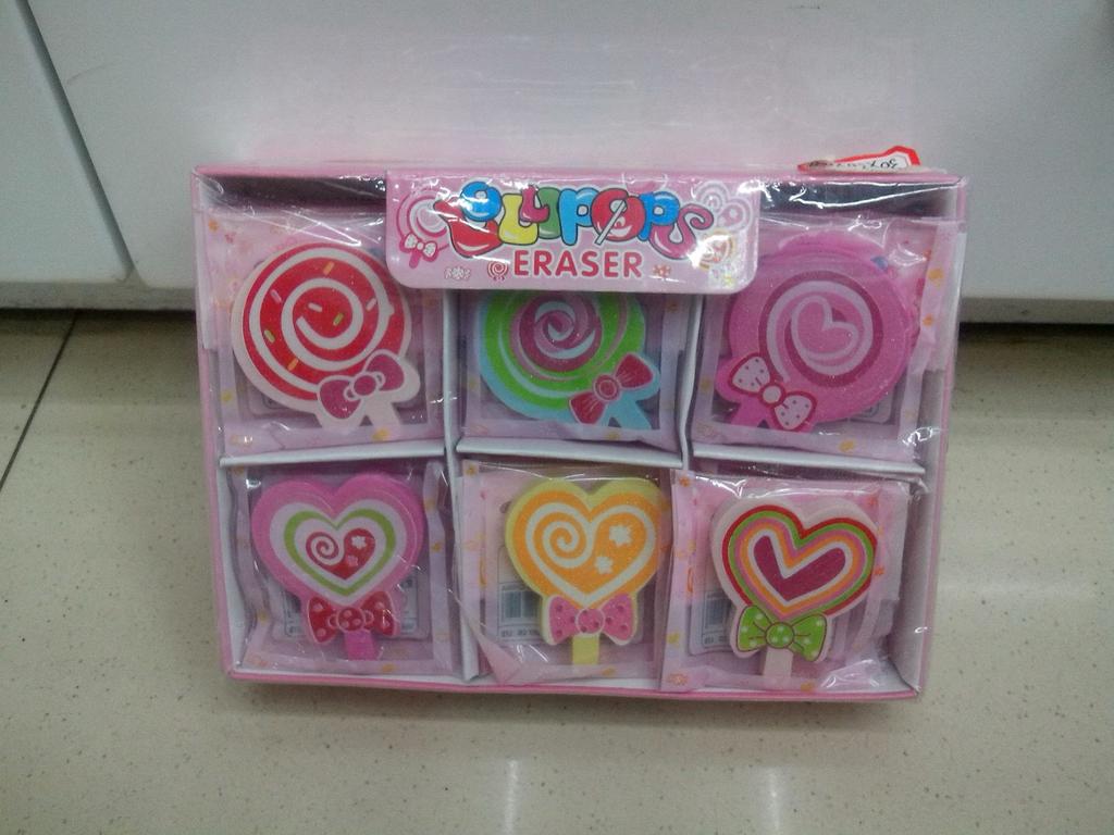 Factory Direct Sales Of Terbang Rubber 13010 Lollipop Eraser full figure