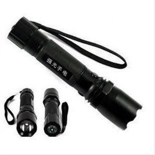 3W flashlight, high-intensity flashlight, retractable T6 flashlight, rechargeable flashlight, factory direct sales