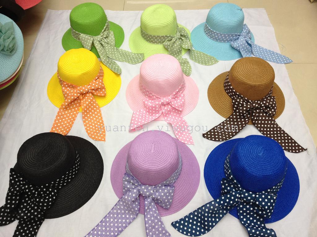 Dot small brimmed hat thumbnail