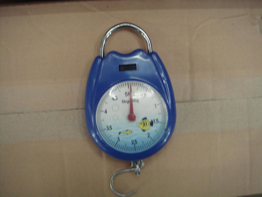 Mechanical pointer hand-held hook portable spring scale gift small scale pull rod spring kilogram hanging scale 5 kilograms