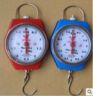 Portable scales, spring scales, mechanical scales, small scales, hook scales, 8KG factory direct sales