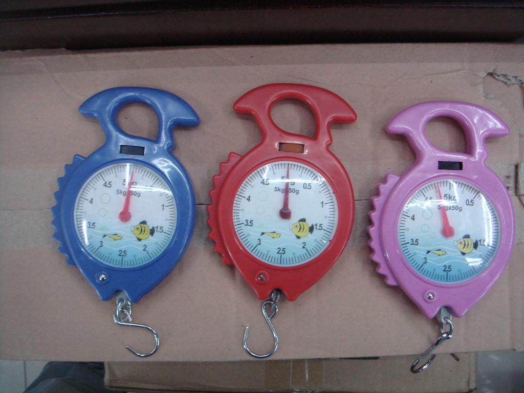 Mechanical pointer hand-held hook portable spring scale gift small scale pull rod spring kilogram hanging scale 10 kilograms