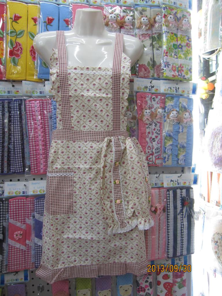 Self-Produced And Self-Marketed All-Cotton Korean Double Waterproof And Stain-Proof Princess Apron Cuff Set