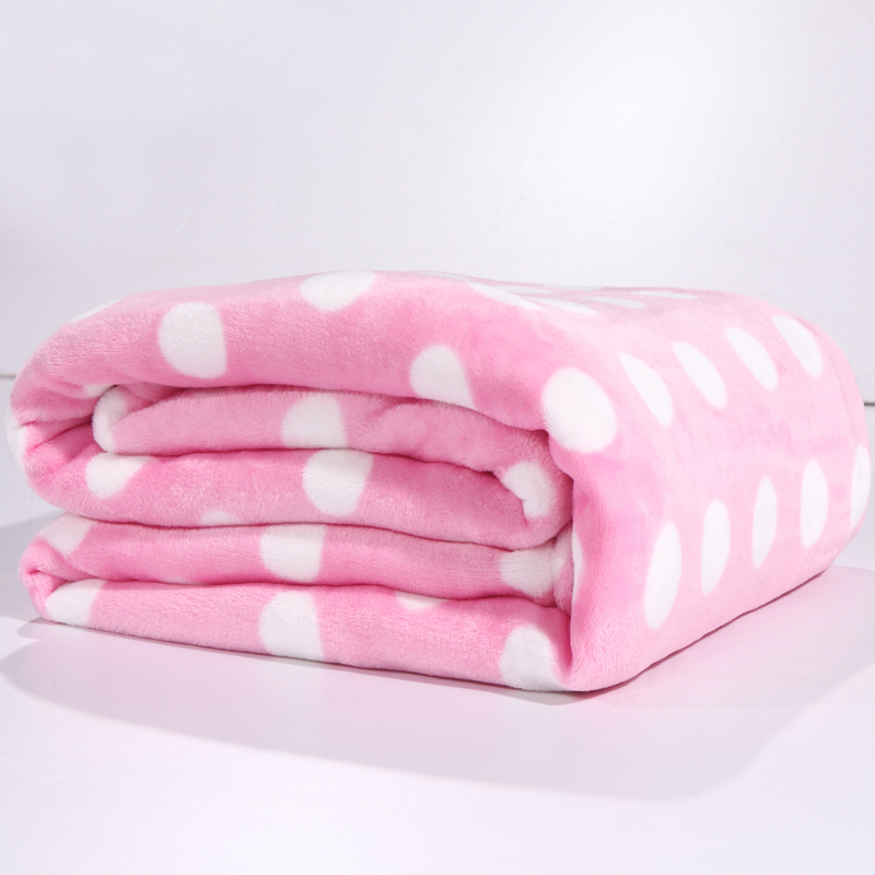厂家直销法兰绒毯子休闲毯毛巾被加厚保暖床单各种规格支持订做图