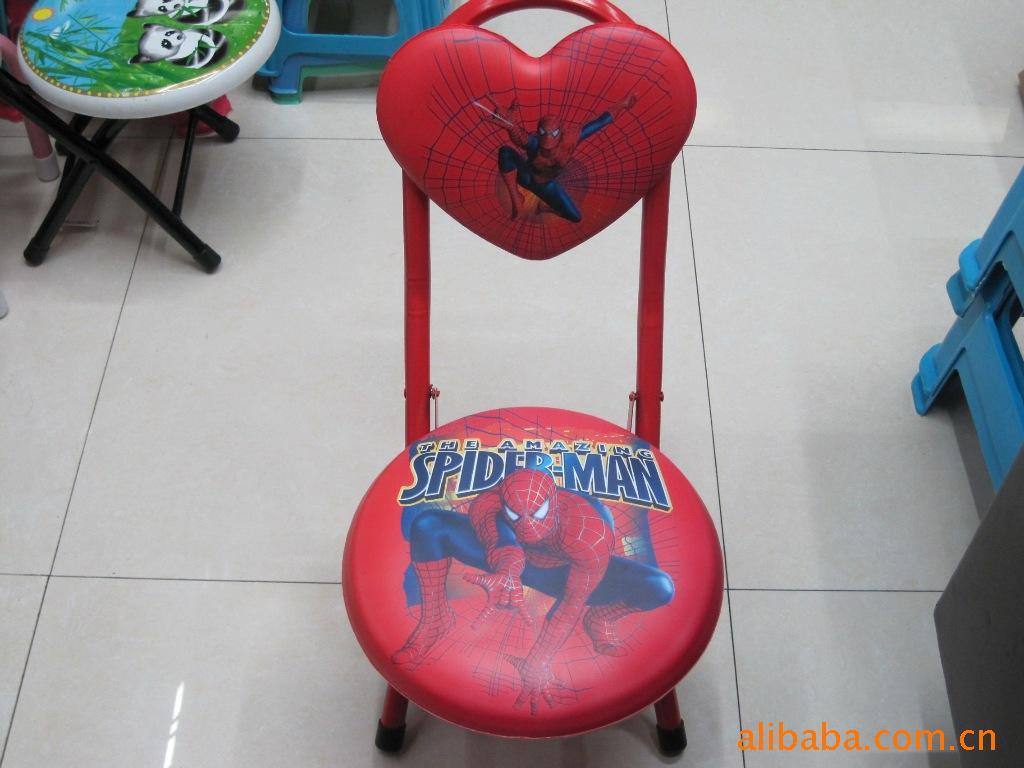 厂家直销 宝宝凳 爱心椅 皮质爱心椅 带叫声 可折叠 卡通产品图