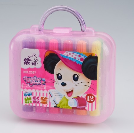 Yiwu Selection watercolor pen 12 color bread box
