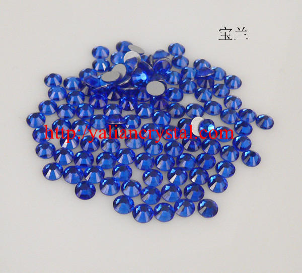 指甲饰品的银底钻 无胶底 4#深兰 1440颗/包