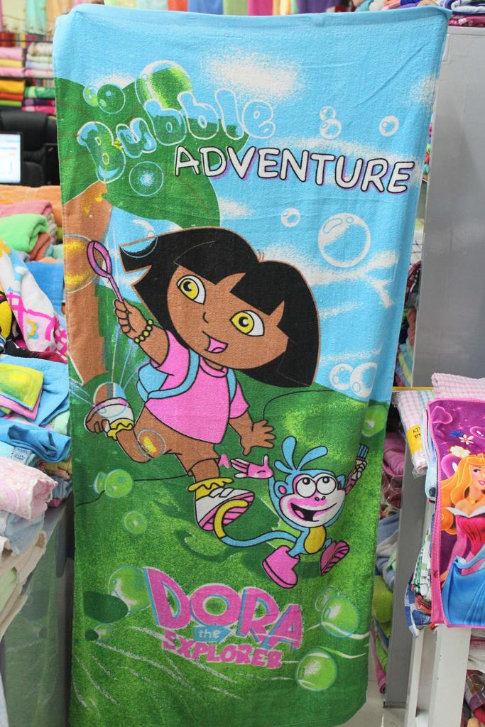 Wholesale base price: polyester-cotton coated printed beach towels in various styles available in stock Specification image