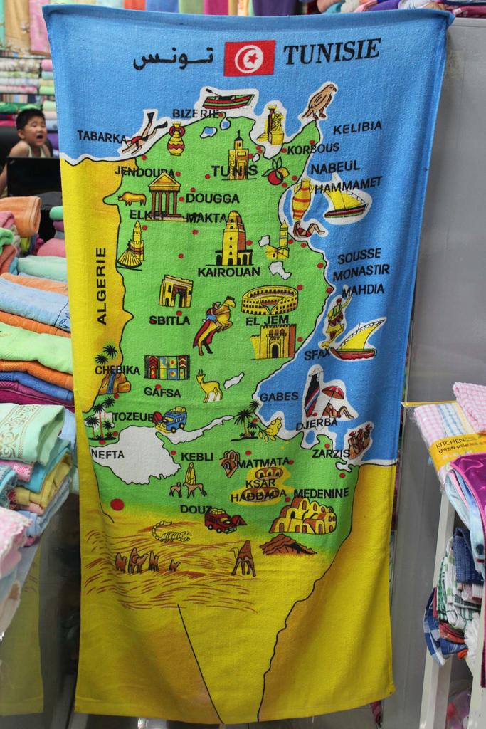 70*140cm polyester-cotton coated printed beach towel style