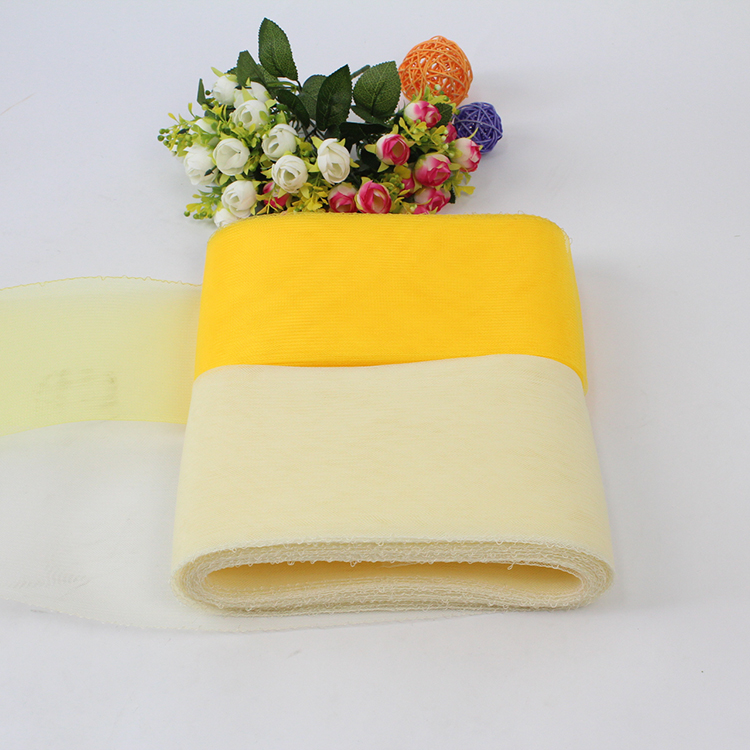 "Factory Direct Sales" Headwear covering materials supply 16 cm mesh fabric and mesh yarn details Picture