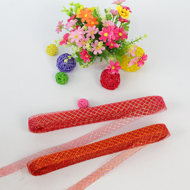 厂家直销 高质量供应2公分七彩弹性网带(图)、网带、弹性网细节图