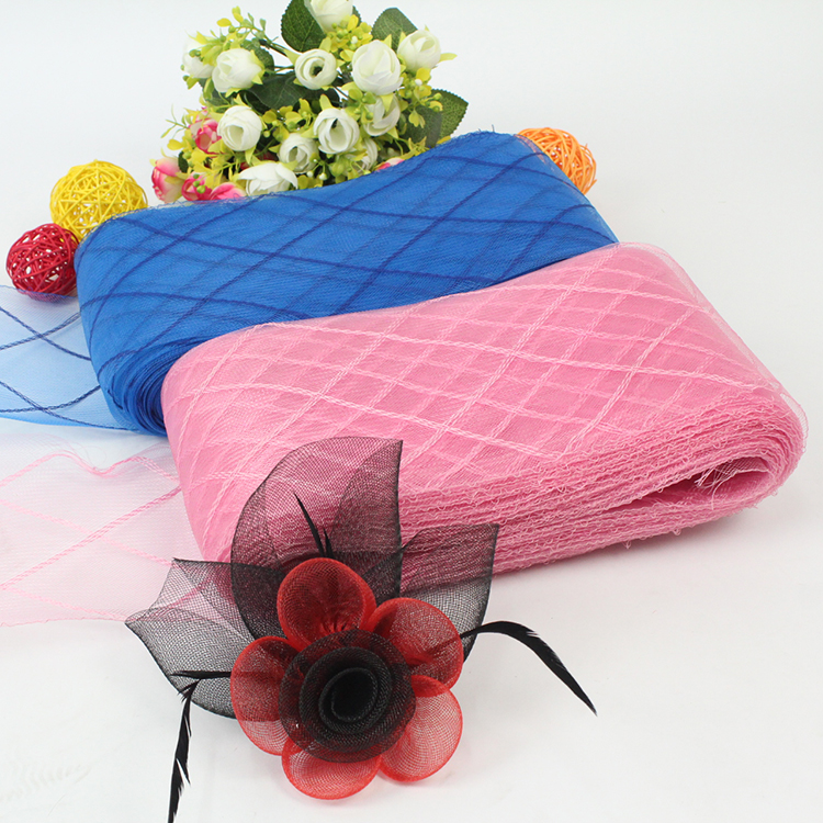 《厂家直销》头饰铺料供应网布、网纱16公分棉线