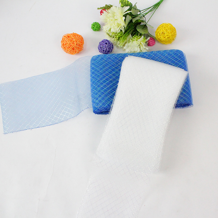 "Factory Direct Sales" Headwear covering materials supply 16 cm seven-color elastic mesh fabric (picture), webbing Specification image