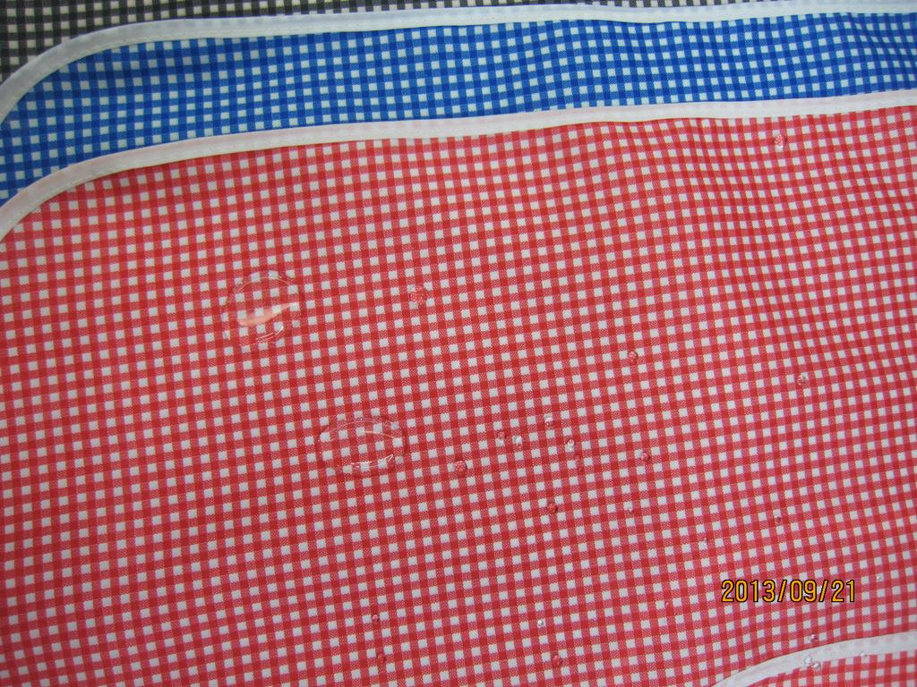 Self-Produced And Self-Marketed Plaid Waterproof Fabric Increase And Fertilizer Anti-Fouling Waterproof Home Apron Promotional Advertising Apron details Picture