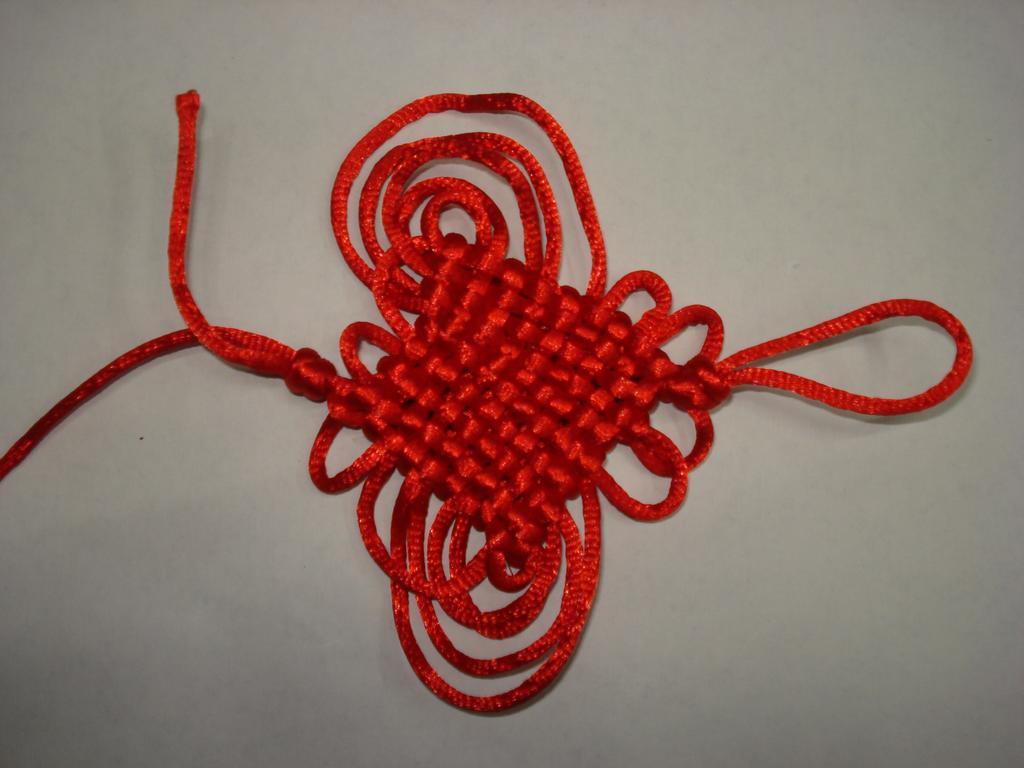 红色4号10盘5耳结中国结厂家直销定制辅料配件