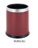 Double wrapped guest room trash can, hotel trash can, household trash can, cleaning supplies thumbnail