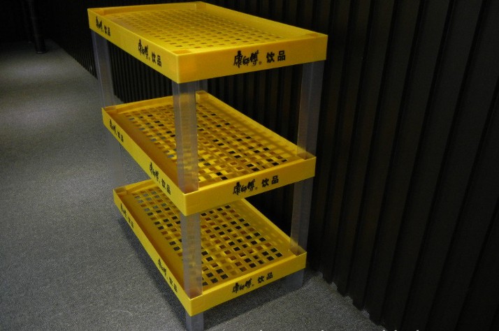 厂家直销特价塑料展示架 塑料陈列架 饮料陈列架 货架细节图