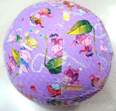 6寸布球/金属球/金属布球/布艺球/光面布艺球/亮光球