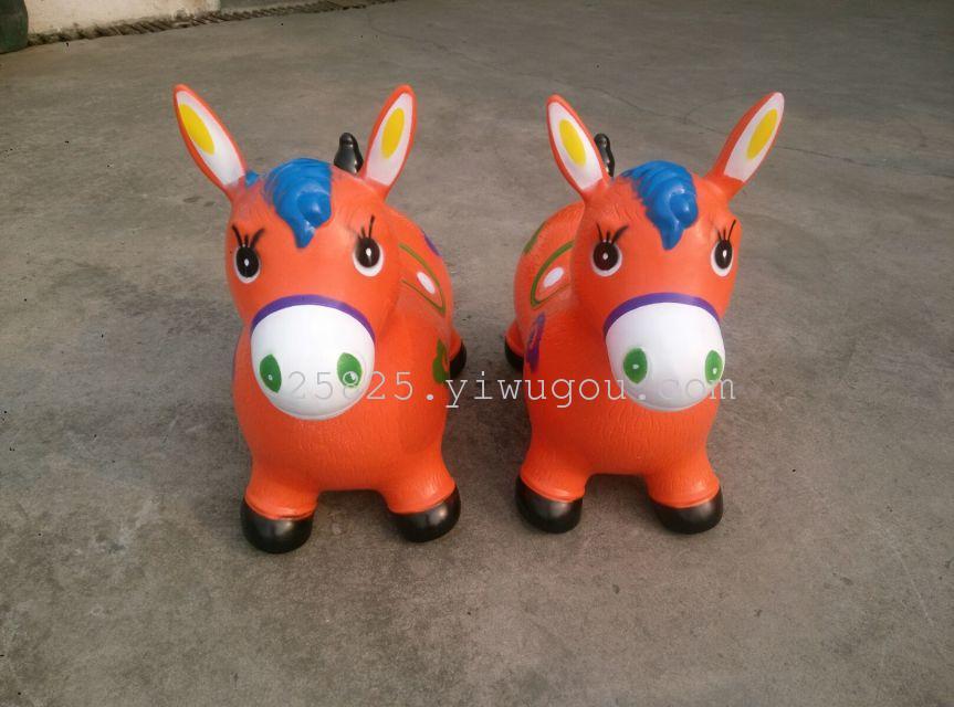 跳跳马/跳跳鹿/跳跳牛/跳跳羊/跳跳狗/充气动物产品图