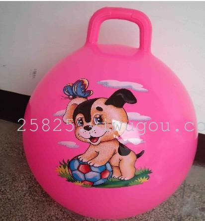 60cm handle ball/horn ball/bouncy ball