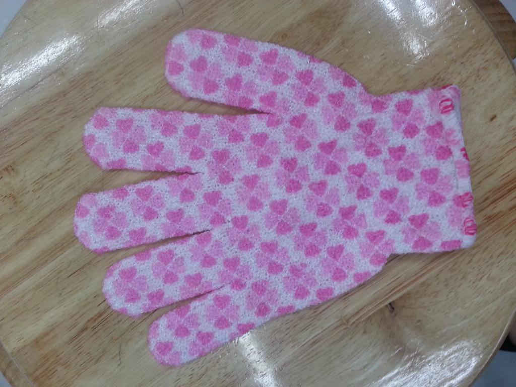 Nylon Printed Bath Gloves Product Picture