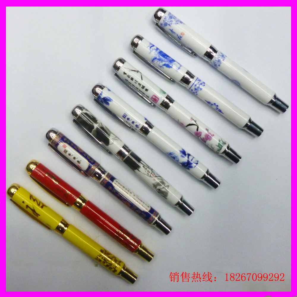 Blue and white China pen Ceramic pen Real China pen signature pen Blue and white China gift pen Promotional pen special price