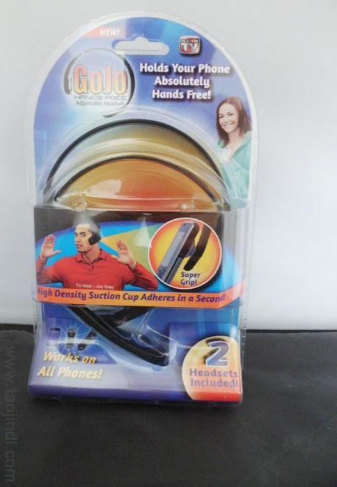 Gojo hands free; GOjo Hands Free; Head-mounted phone holder