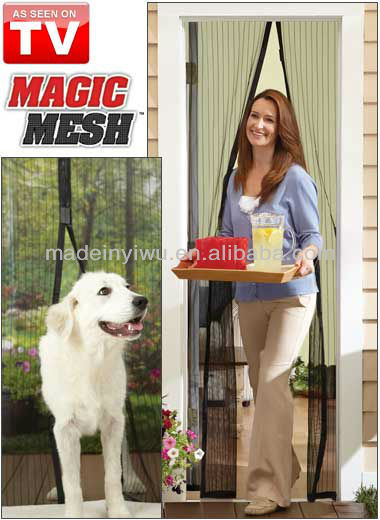 Magic Mesh door curtain magnetic gauze door curtain automatically closes the curtain magic door curtain