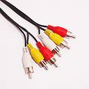 6头CD线AV线音频线厂家直销音频线三对三莲花线AV线视频线