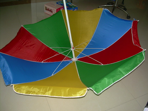 2M直径广告沙滩伞/遮阳伞可加印LOGO 欢迎咨询详情图3