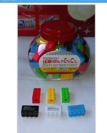 Dong Yang Dy810 Pencil Sharpener Cute Creative Portable Sharpener Pencil Sharpener Can Play Building Blocks Canning