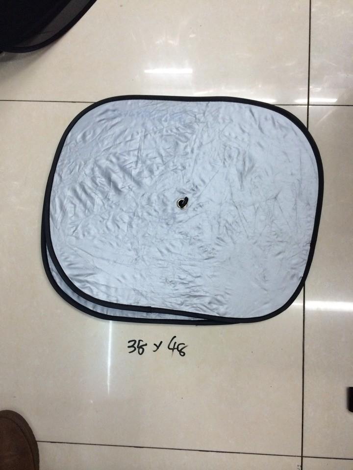 142*67 double-ring sun shield, sun shield, car sun shield, silver-coated sun shield details Picture